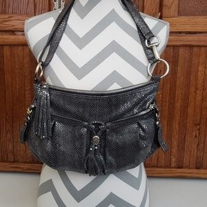 B Makowsky Leather Crossbody